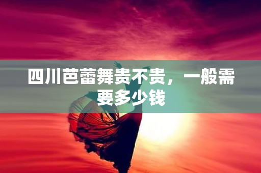四川芭蕾舞贵不贵，一般需要多少钱
