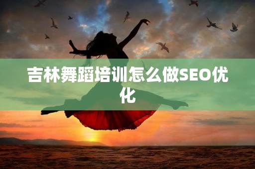 吉林舞蹈培训怎么做SEO优化